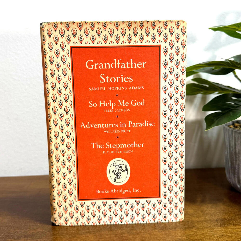 Vintage Books Abridged 1955 HCDJ Grandfather Stories So Help Me God Stepmother